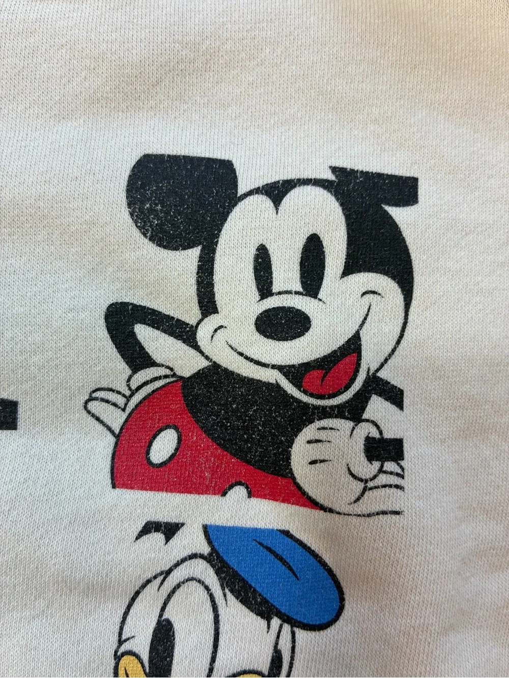 Gap 2T Disney Mickey & Friends Off White Sweatshirt